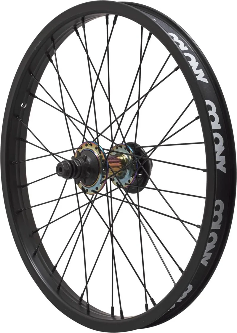 Colony Pintour 20″ Female Cassette BMX Bakhjul (Black/Rainbow)