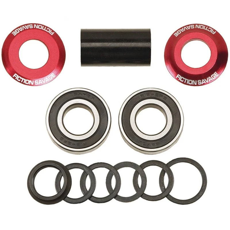 Fiction Savage Mid Sealed Bottom Bracket (Röd)