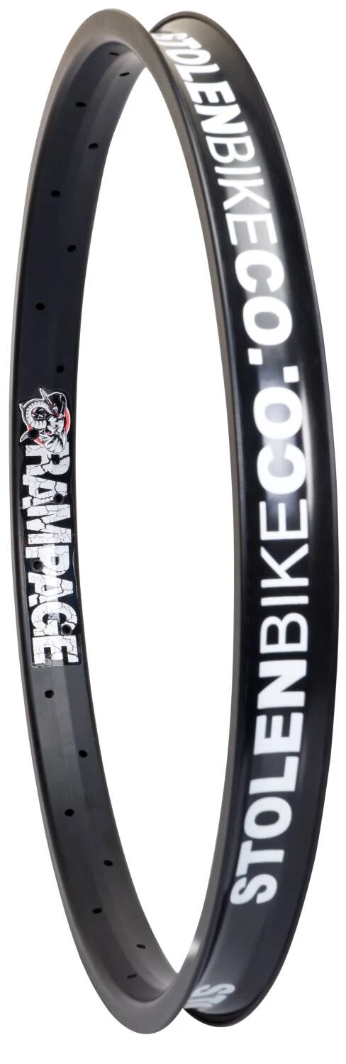 Stolen Rampage BMX Fälg (Anodized Black)