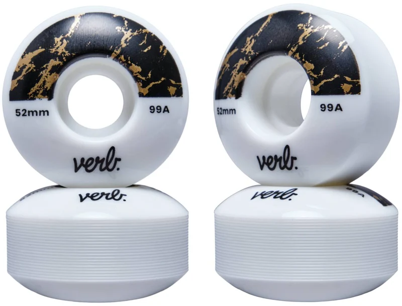 Verb Dip Skateboard Hjul 4-Pack (Marbel Black)