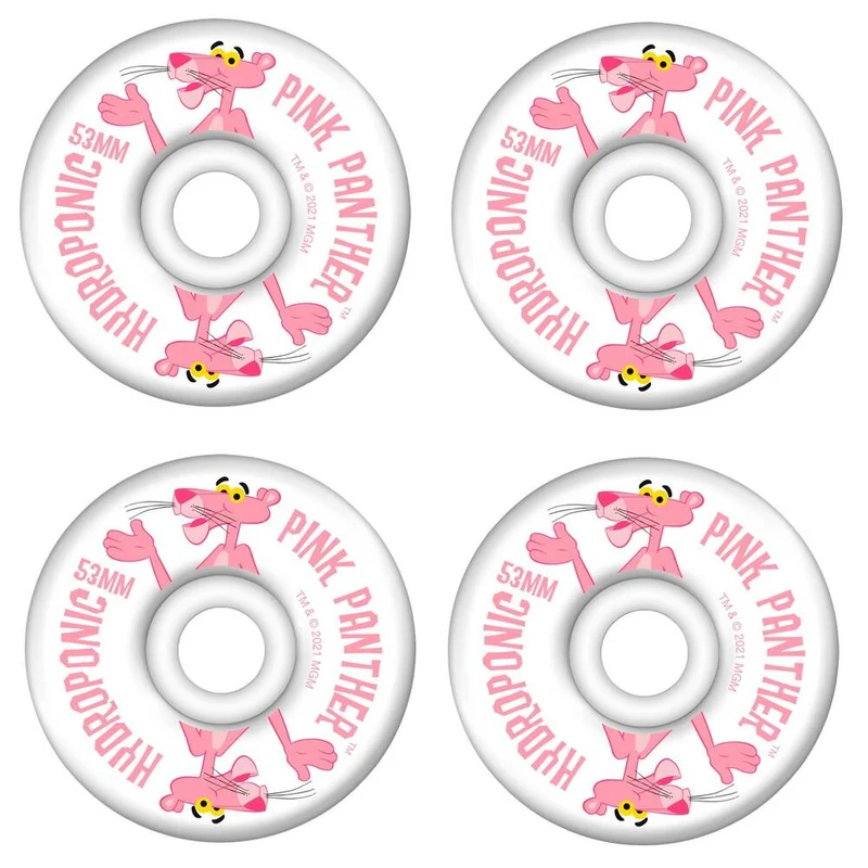 Hydroponic x Chockrosa Panther Skateboard hjul 4-Pack (Vit)