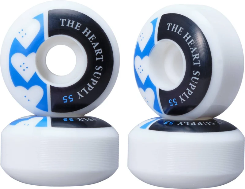 Heart Supply Squad Skateboard Hjul 4-Pack (Blå)