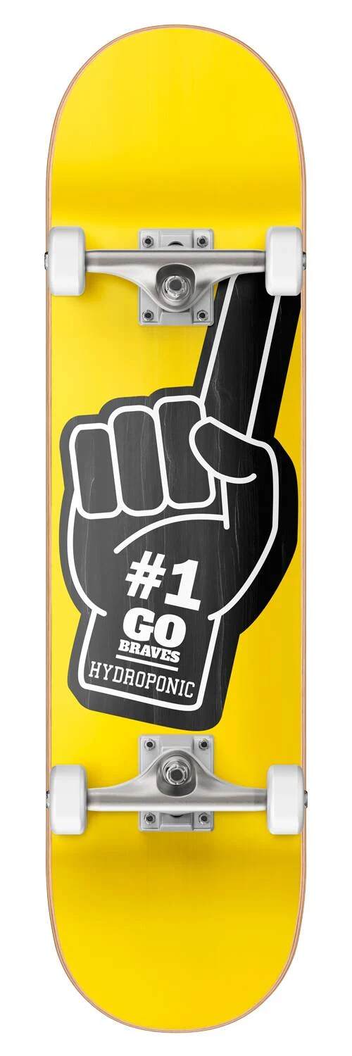 Hydroponic Hand Komplett Skateboard (Yellow)