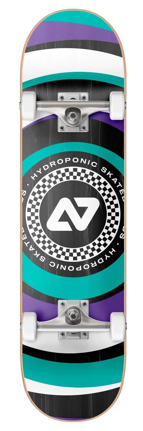 Hydroponic Circular Komplett Skateboard (Turquoise)
