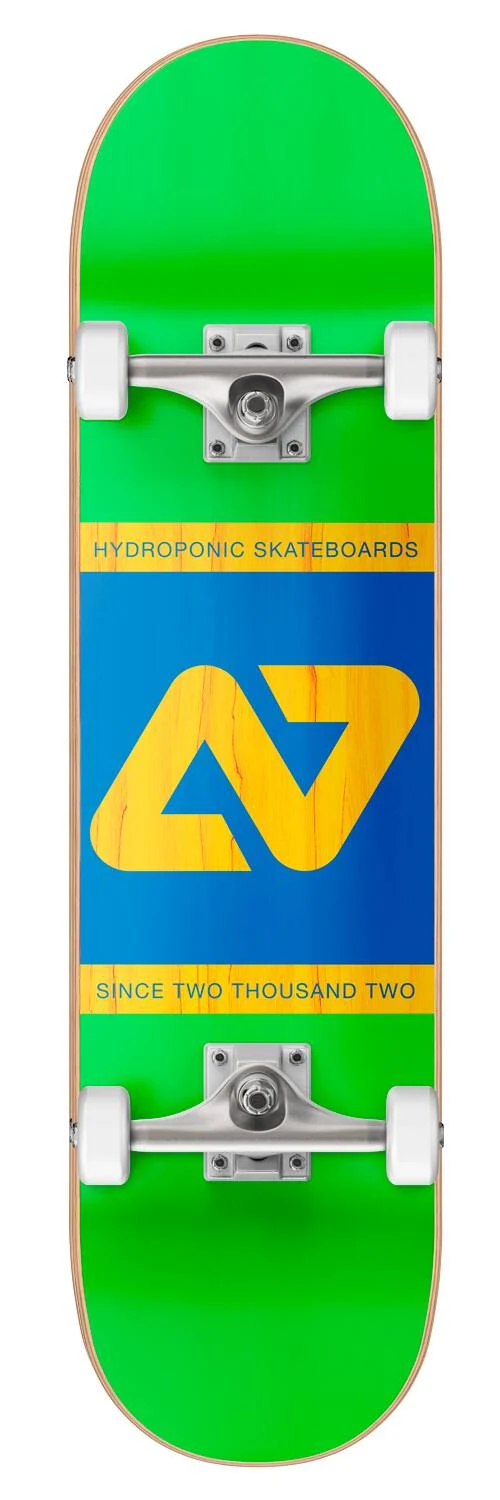 Hydroponic Block Komplett Skateboard (Green Fluor / Blue Royal)