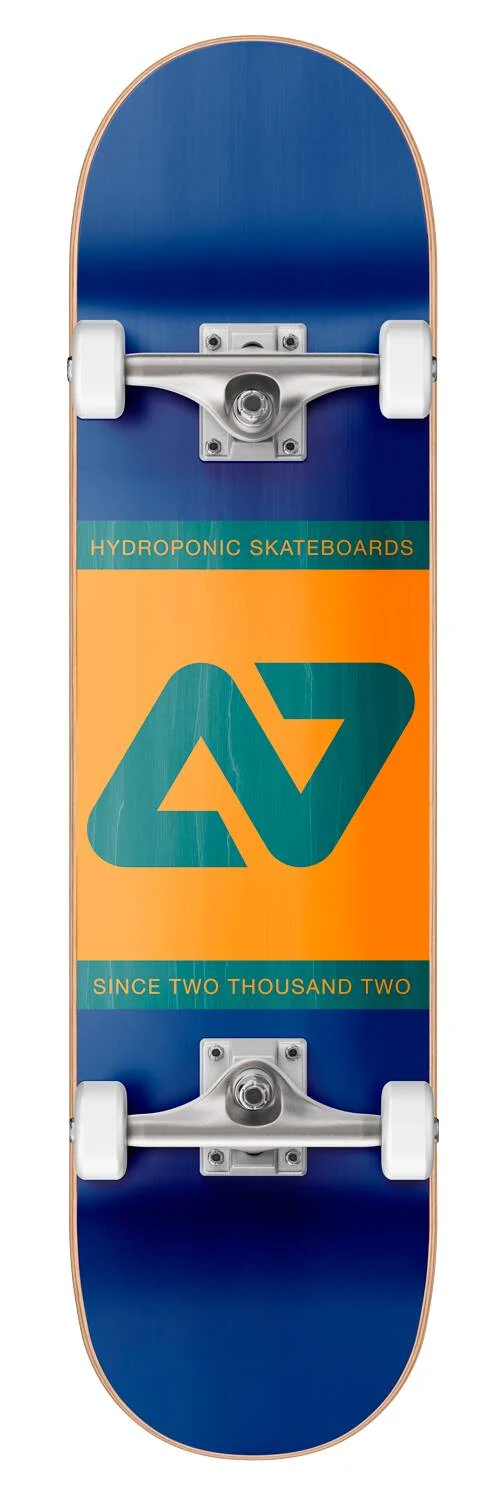Hydroponic Block Komplett Skateboard (Navy / Orange)