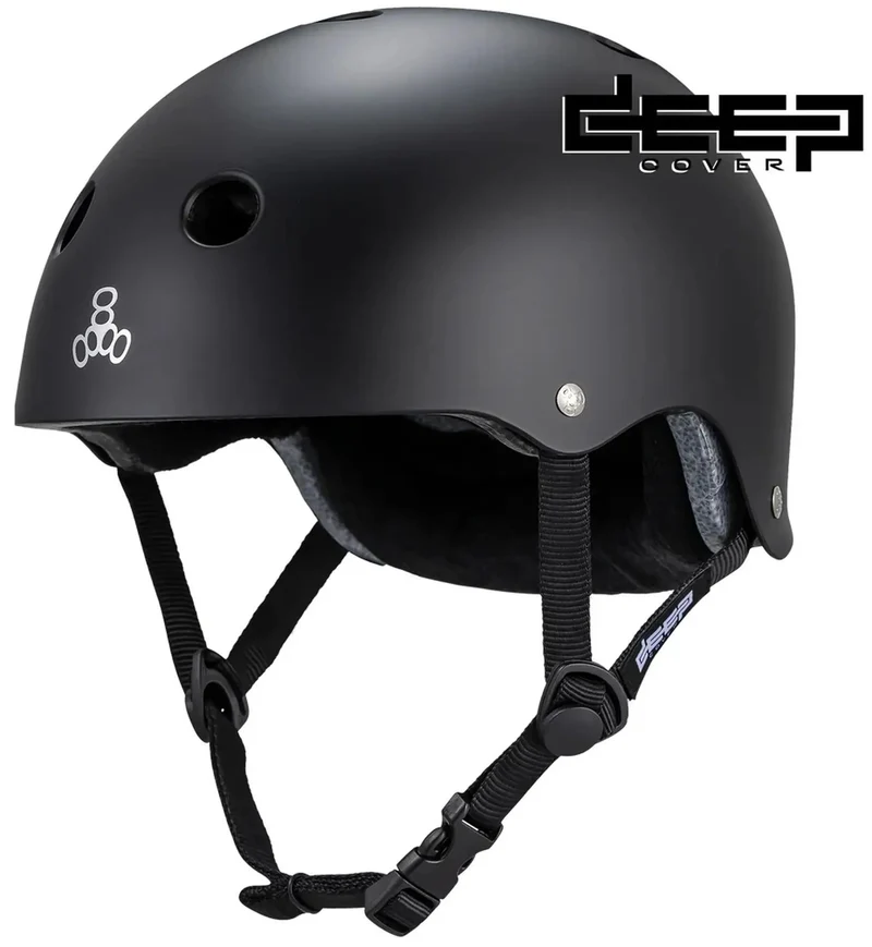 Triple Eight Deep Cover Hjälm (Black Mat)
