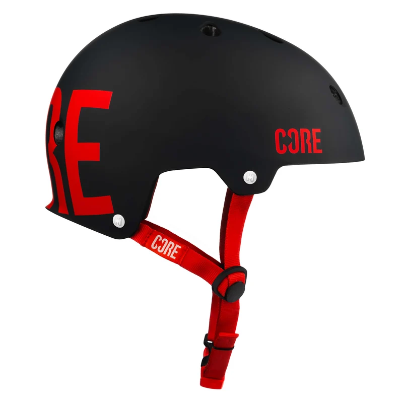 CORE Street Helmet - Black/Red