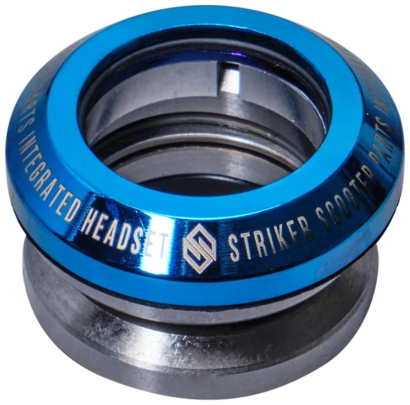 Striker Integrated Headset Sparkcykel (Blue Chrome)
