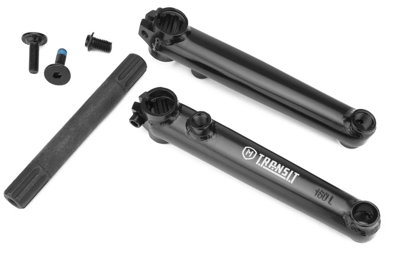 Mission Transit V2 Freestyle BMX Krank (Svart)