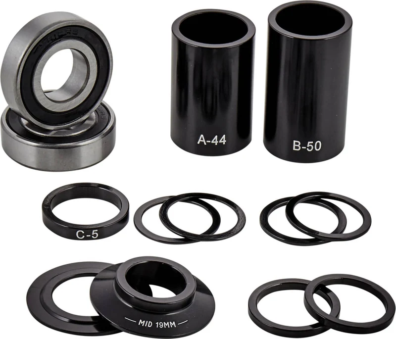 Eclat Mid CNC BMX Krankboks (Svart)