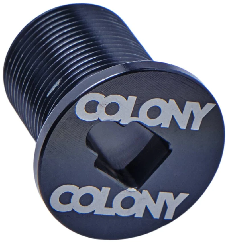 Colony BMX Framgaffel Top cap Bult (Svart)