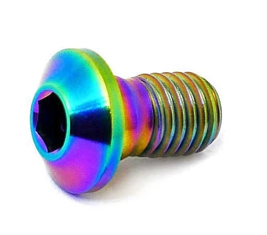 TLC Titanium BMX Tandhjuls Bult (Rainbow)