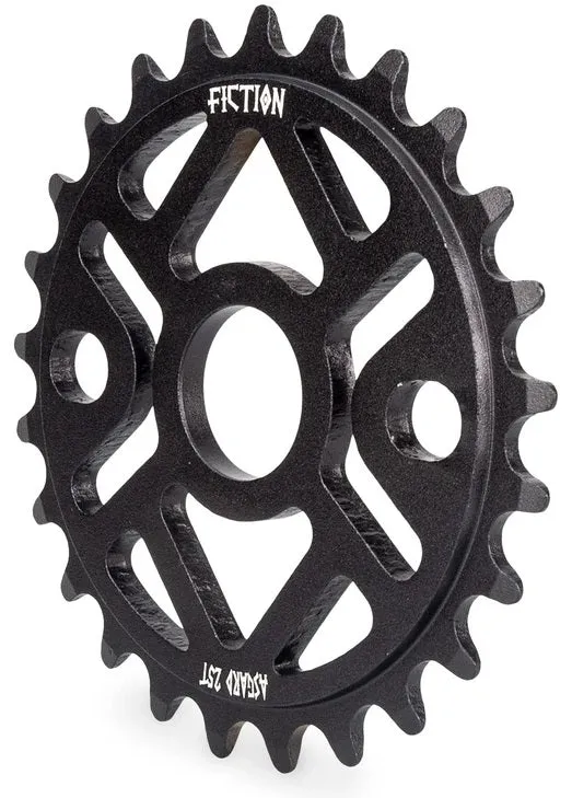 Fiction BMX Asgard Freestyle BMX Tandhjul (Svart)