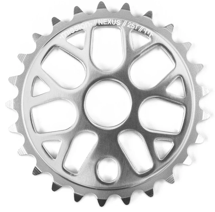 Mission Nexus Freestyle BMX Tandhjul (Silver)
