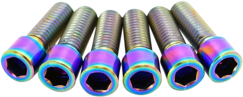 TLC Metric Titanium BMX Stem Bultar (Rainbow)