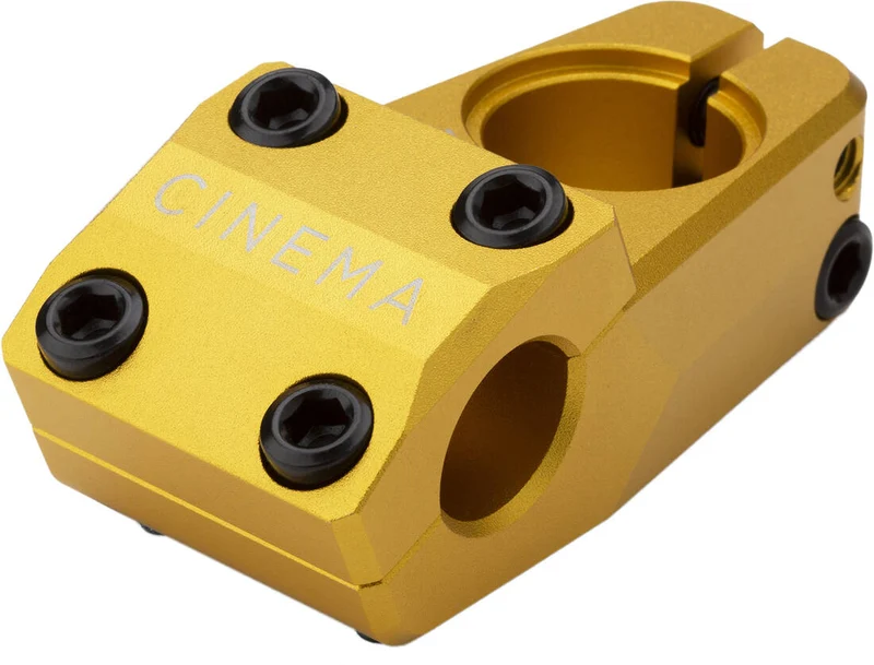 Cinema Martinez Top Load BMX Stem (Sandblast Gold)