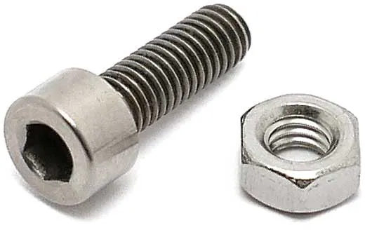 TLC Titanium BMX Sadelklämma Bult och Mutter (Natural)
