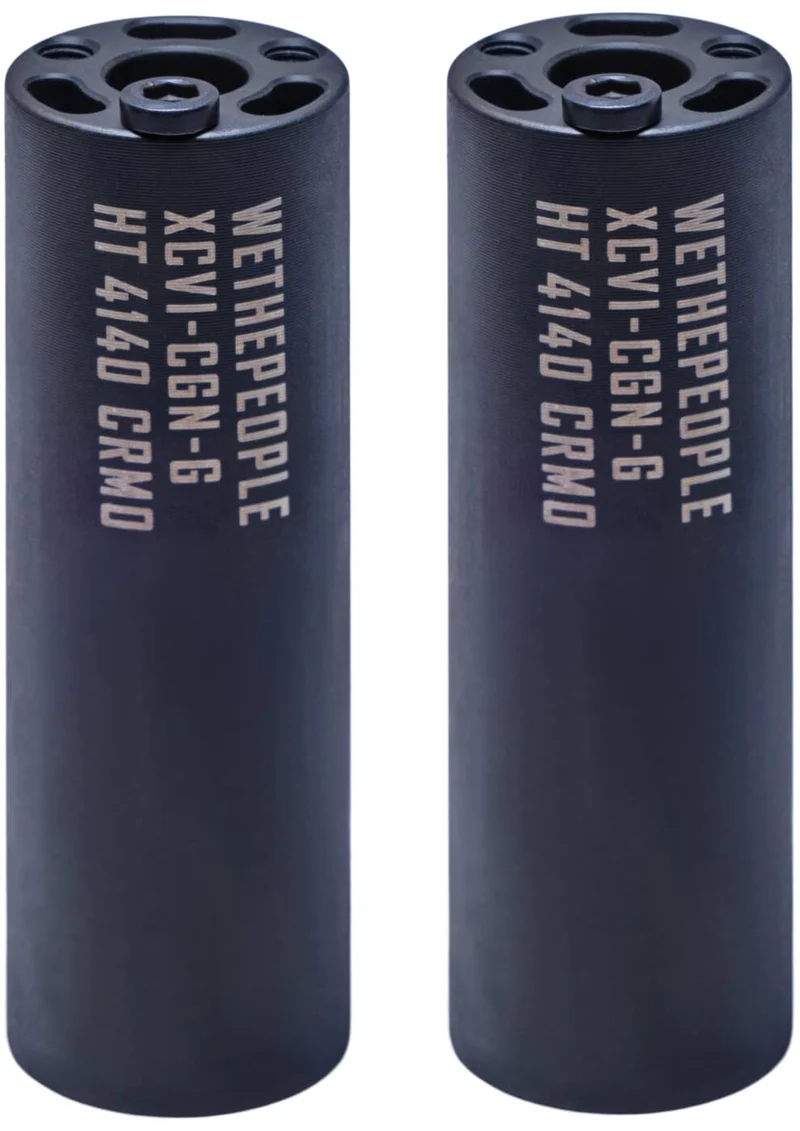 Wethepeople Toxic 14mm Freestyle BMX Pegs (Raw)