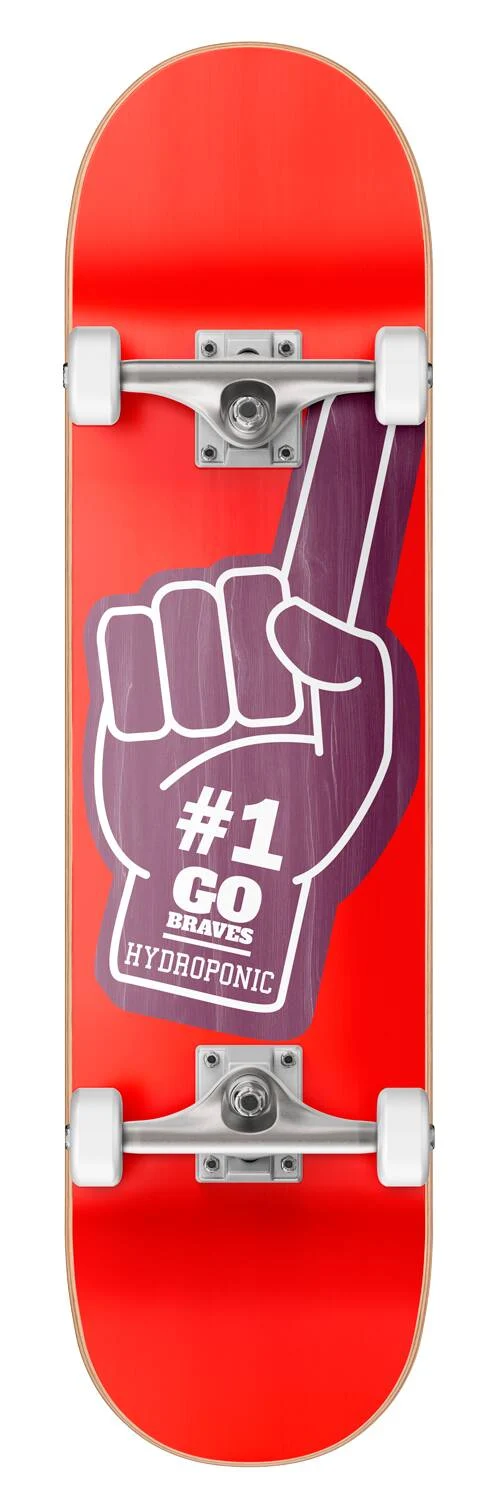 Hydroponic Hand Komplett Skateboard (Red)