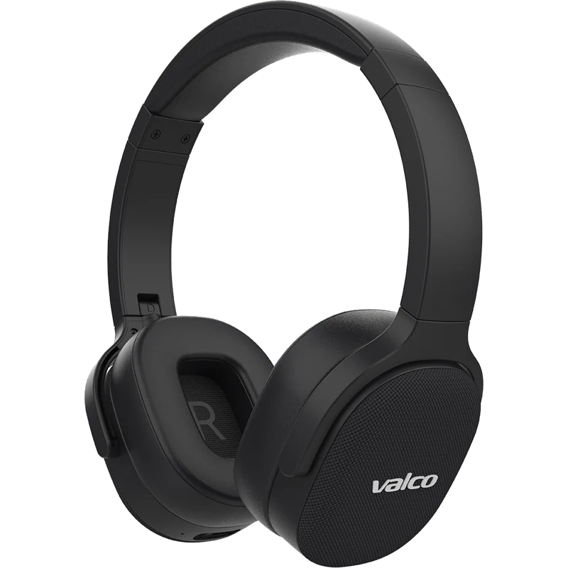 Valco VMK15 Noise-Cancelling Headphones, Black