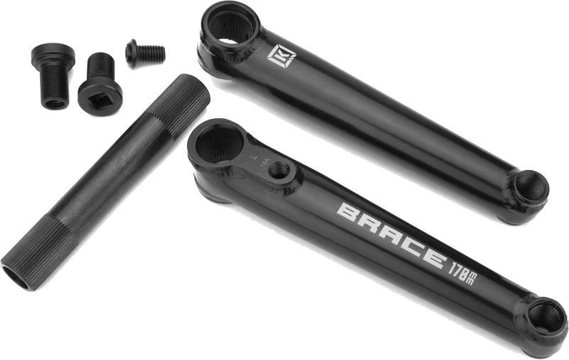 Kink Brace 3-Piece Freestyle BMX Krank (Ed Black)