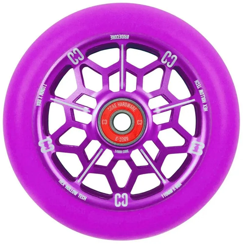 CORE Hex Hollow Sparkcykel Hjul (Lila)