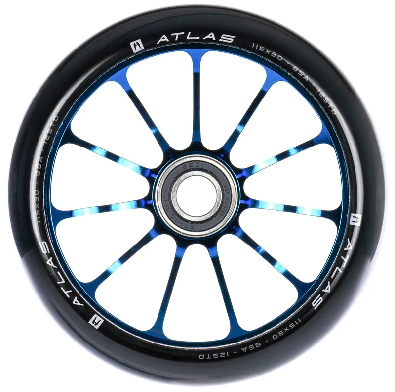 Ethic Atlas 12 STD 115mm Sparkcykel Hjul (Chrome Blue)