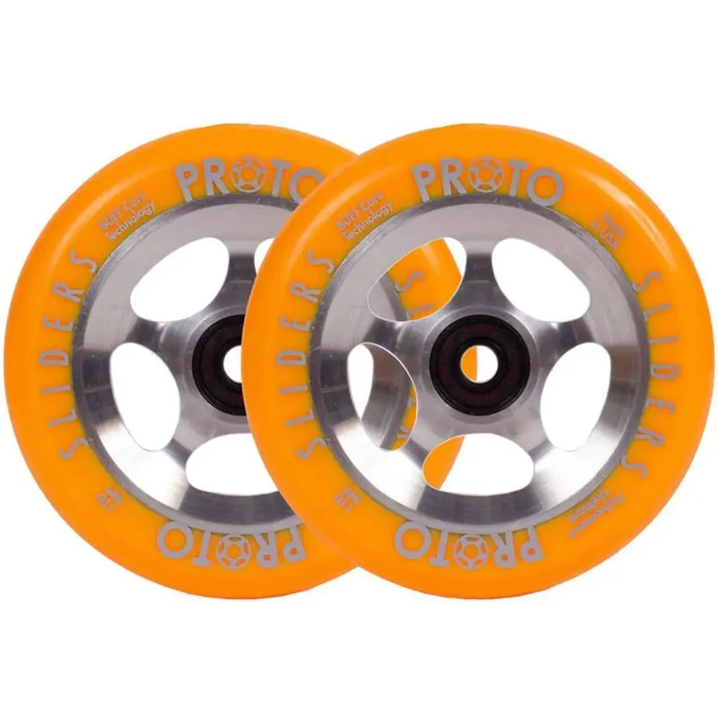 Proto Sliders Starbright Sparkcykel Hjul 2-Pack (Orange On Raw)