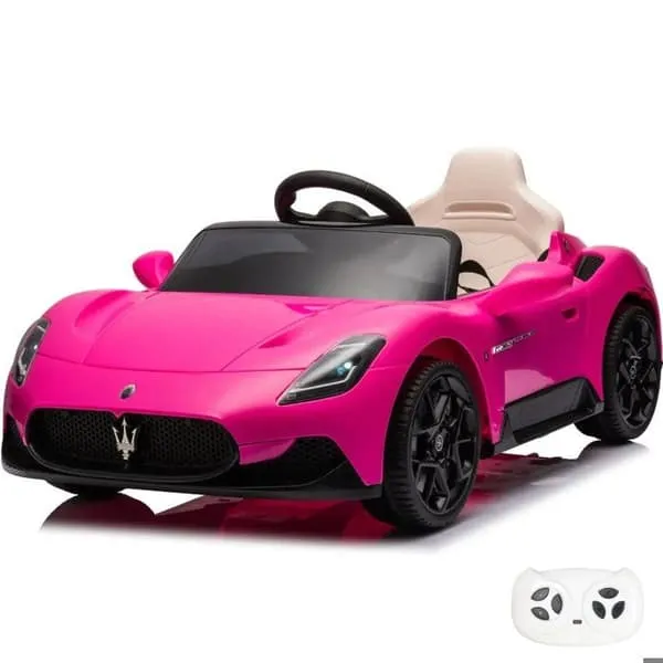 Maserati MC20 Cielo 12V Electric Car for Children, Pink