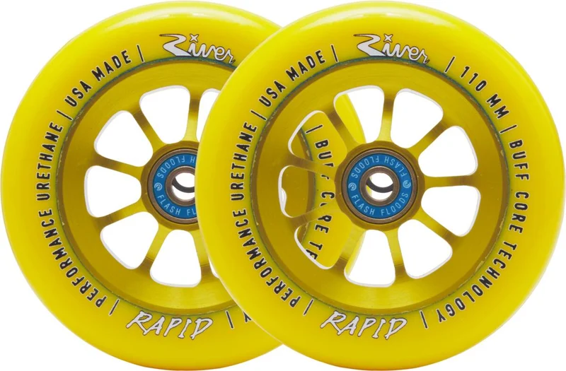 River Naturals Rapid Trick sparkcykel Hjul 2-Pack (Sunrise)
