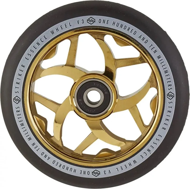 Striker Essence V3 Svart Sparkcykel Hjul (Gold Chrome)