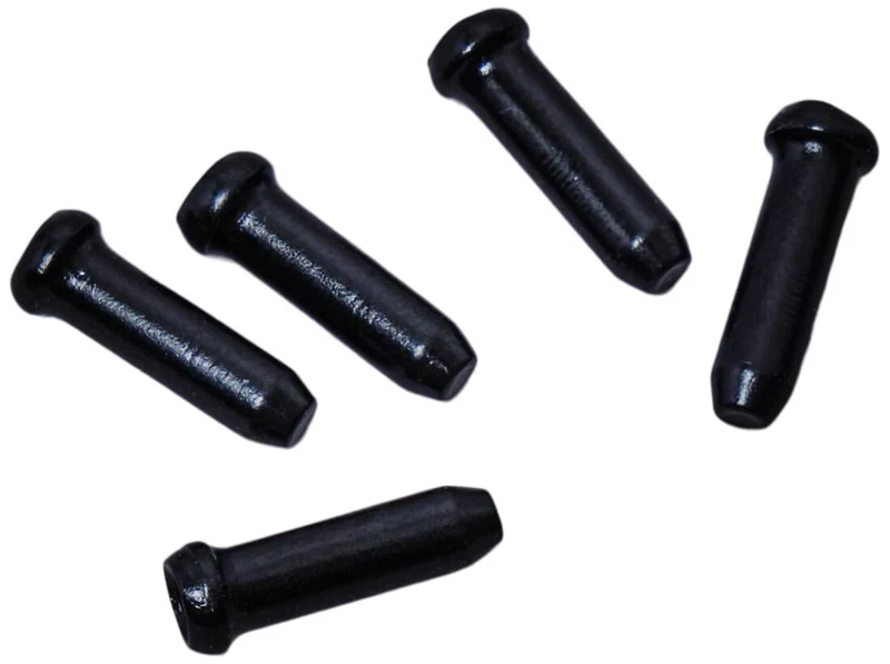Mission Cable Ends BMX-kabelender 5-Packa (Svart)