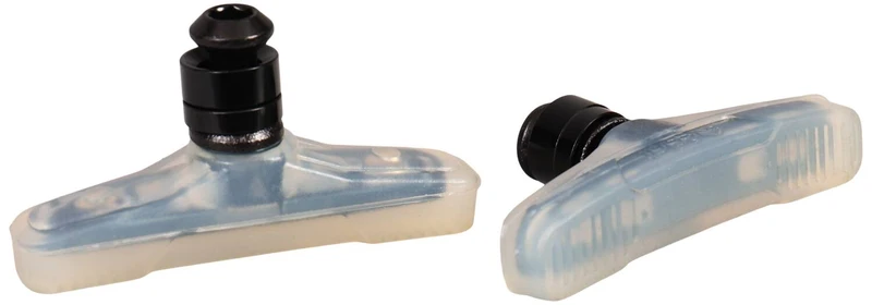 Éclat Force Female BMX BMX Brake Pads (Clear/Midnight Teal)