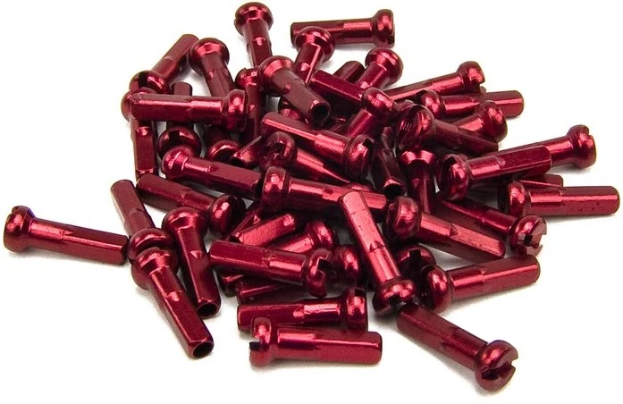 Mission Aluminium BMX Nipplar (Röd)