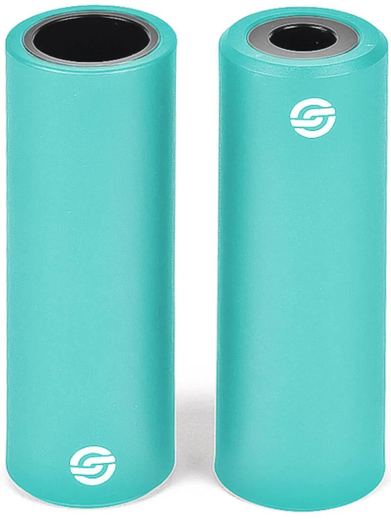 Salt Pro Stål/Nylon BMX Pegs (Turkos)