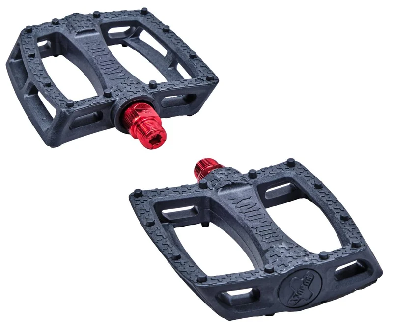 Colony Fantastic 9/16″ BMX Pedaler (Svart/Röd)