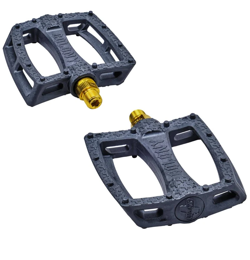 Colony Fantastic 9/16″ BMX Pedaler (Svart/Guld)