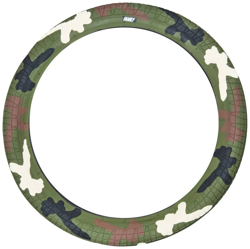 Family 20″ BMX Däck (Green Camo Tread)