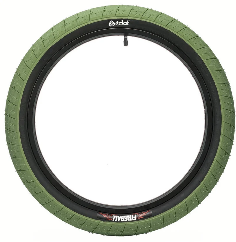 Eclat Fireball BMX Däck (Army Green/Black)