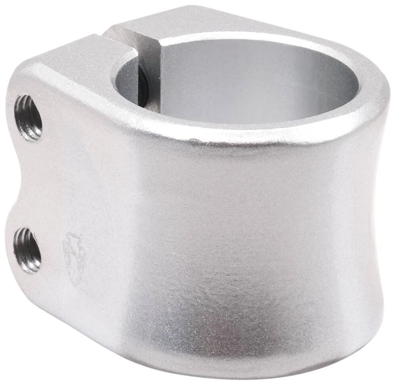 North Profile Double Kickbike Clamp (Matte Silver)
