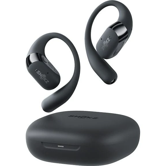 Shokz OpenFit 2+ Wireless Ear-hook Headphones, Black