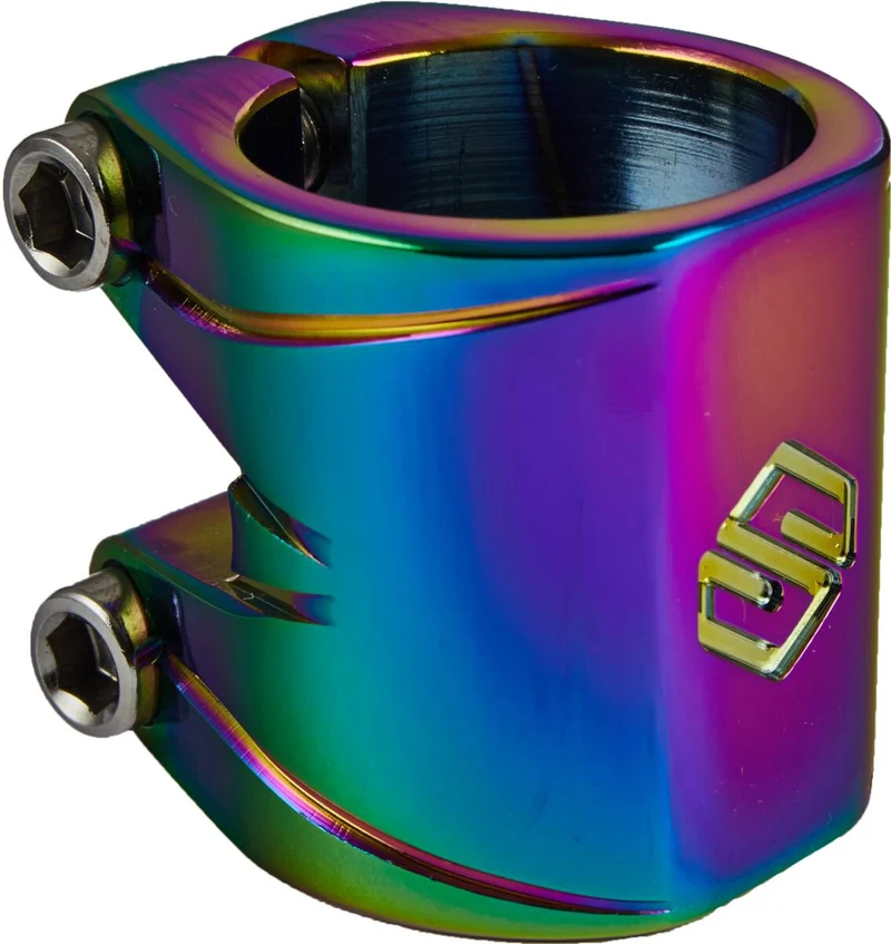 Striker Essence Double V2 Pro Scooter Kickbike Clamp (Rainbow)
