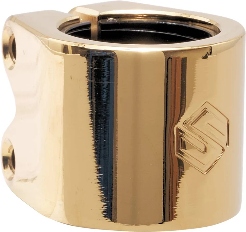 Striker Lux Double Kickbike Clamp (Gold Chrome)