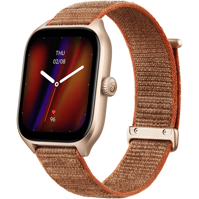 Amazfit GTS 4 Smartwatch, Autumn Brown