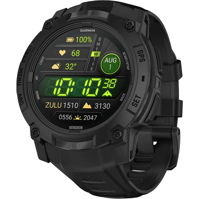 Garmin Instinct 3 50 mm AMOLED Tactical Black Smartwatch
