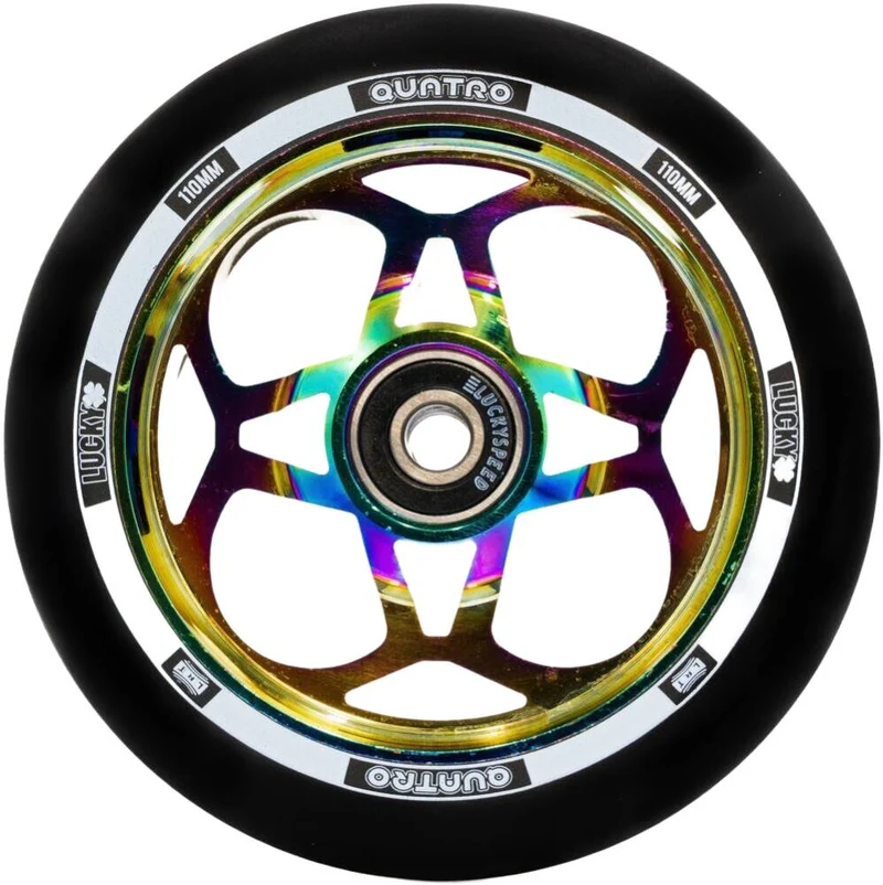 Lucky Quatro Sparkcykel Hjul (Neochrome)