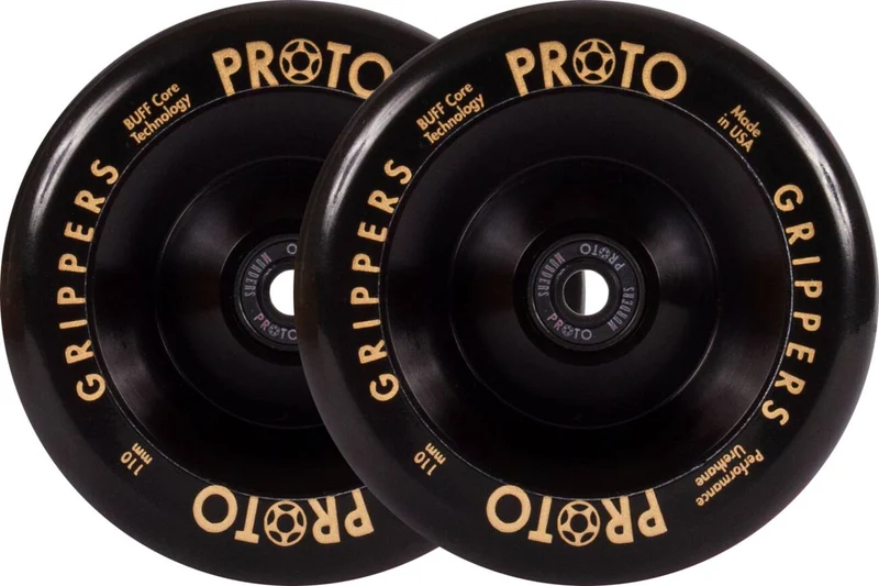 Proto Full Core Gripper Sparkcykel Hjul 2-Pack (Svart)