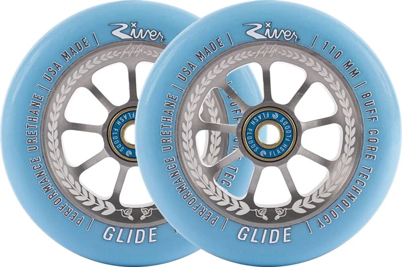 River Glide Juzzy Carter Sparkcykel Hjul 2-Pack (Serenity)