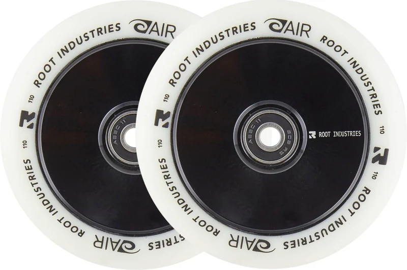 Root Air Vit Komplett Sparkcykel Hjul 2-pack (Svart)